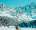 Snow-capped mountains